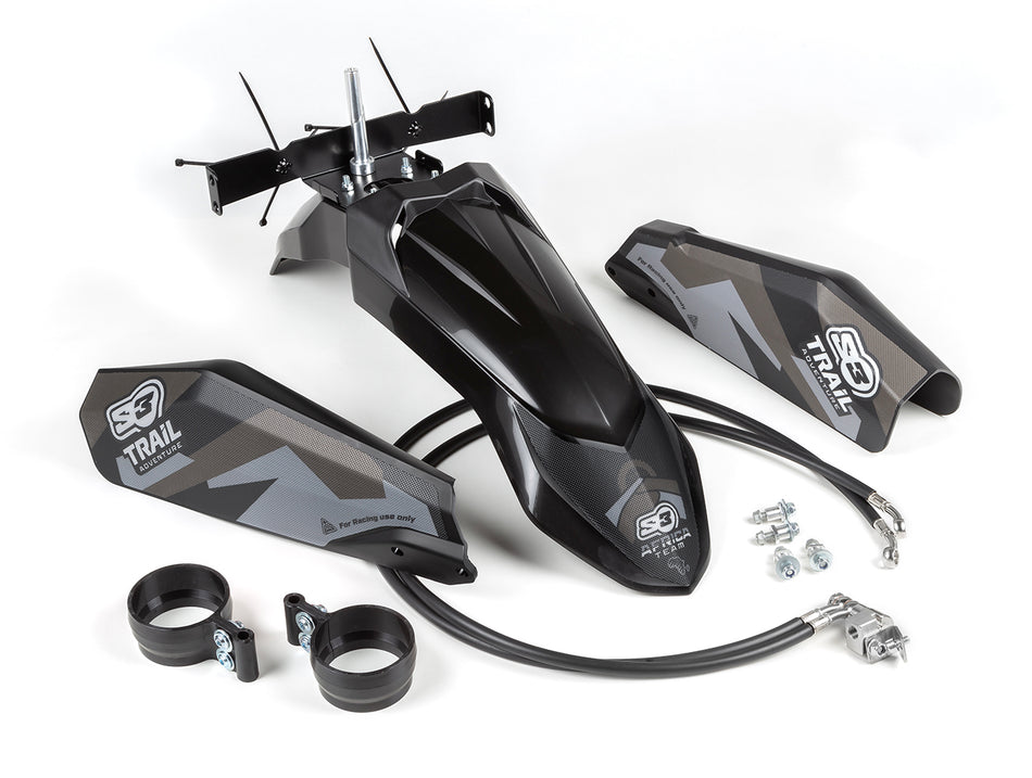 S3 Parts ENDURO FENDER HIGH TRANSALP BLACK
