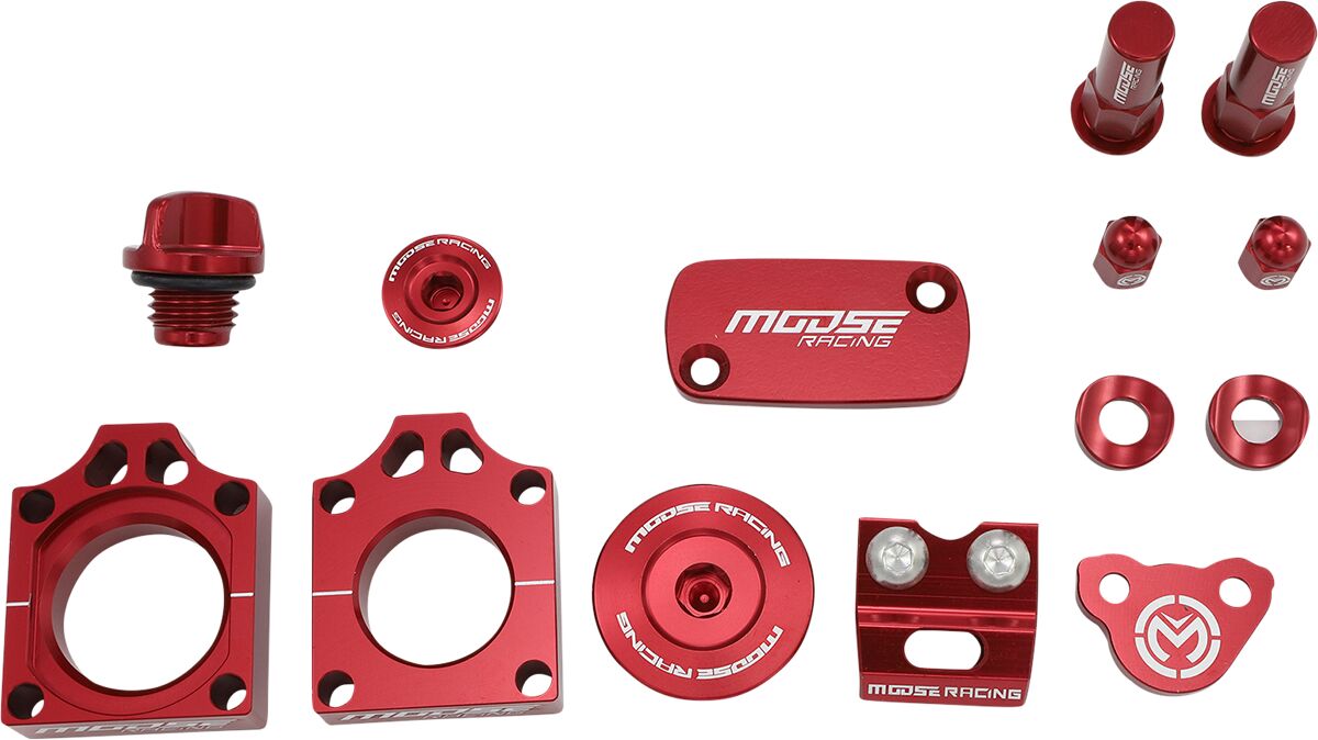 MOOSE Racing kettingsysteem onderdelen rood - Honda (2018-2024) | Femon Parts