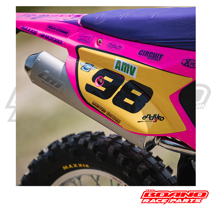 BOANO stickerkit PINK EDITION gepersonaliseerd, roze - TM 2T Fi (2022-2026)