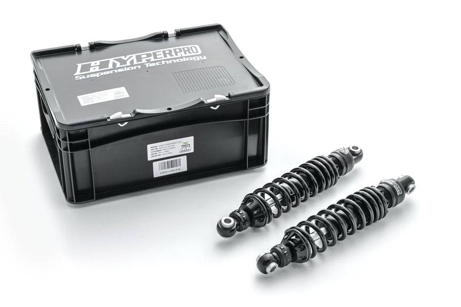 Hyperpro Shocks W/Springs - Type 360 Emulsion Rear Shocks 13.5" Length Hd Dyna