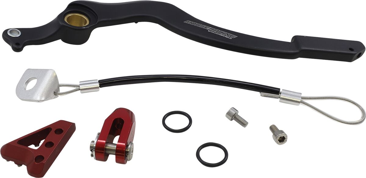 MOOSE Racing rempedaal en onderdelen zwart - Honda | Femon Parts