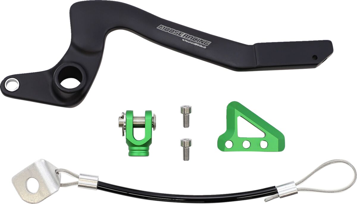 MOOSE Racing rempedaal en onderdelen zwart - Kawasaki (2020-2021) | Femon Parts
