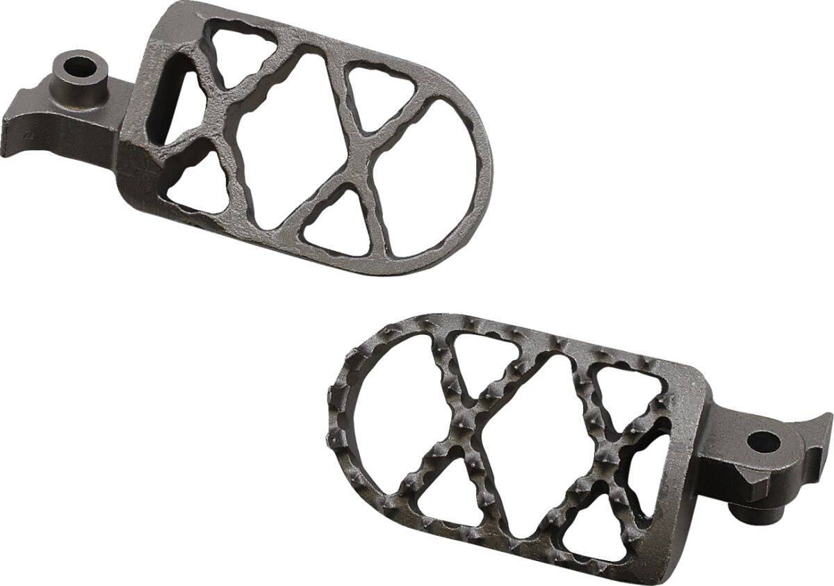 MOOSE Racing Pro Series voetsteunen chroom - Honda (1987-2021) | Femon Parts