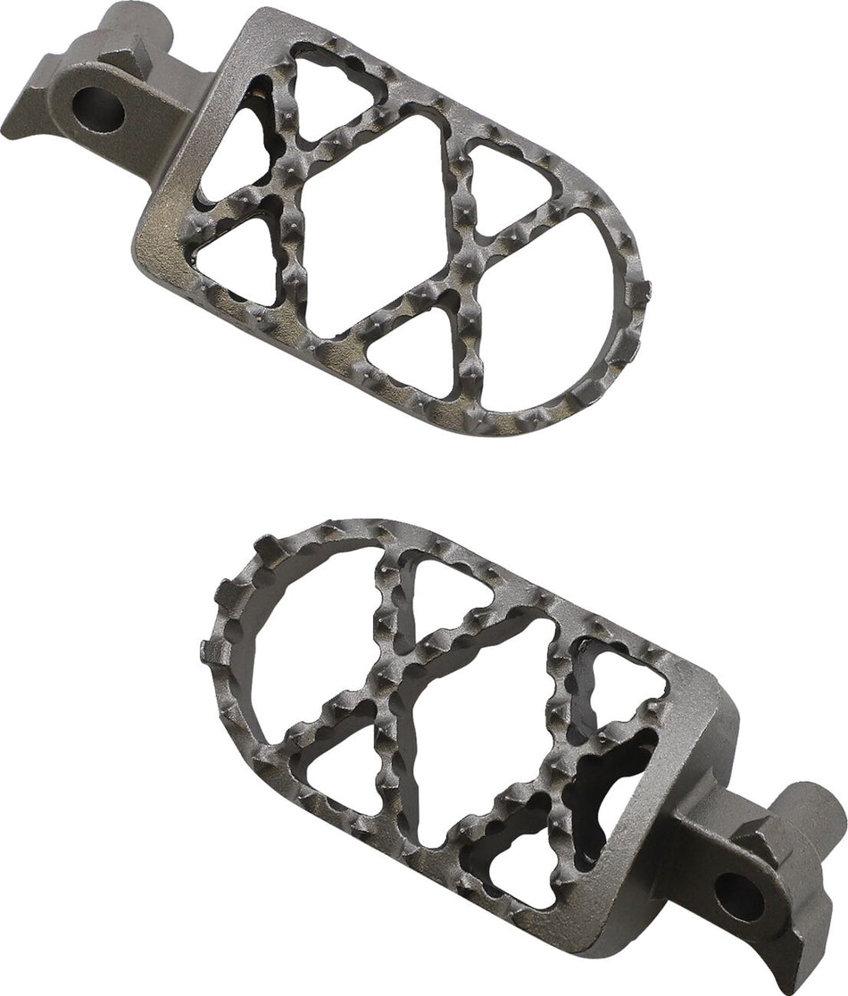MOOSE Racing Pro Series voetsteunen chroom - Yamaha WR-250 F / WR-450 F e.a. (2000-2023) | Femon Parts