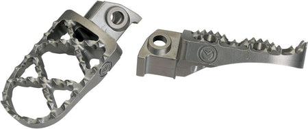 MOOSE Racing Pro Series voetsteunen chroom - Suzuki DR Z-400 / DR Z-400 SM (2000-2008) | Femon Parts