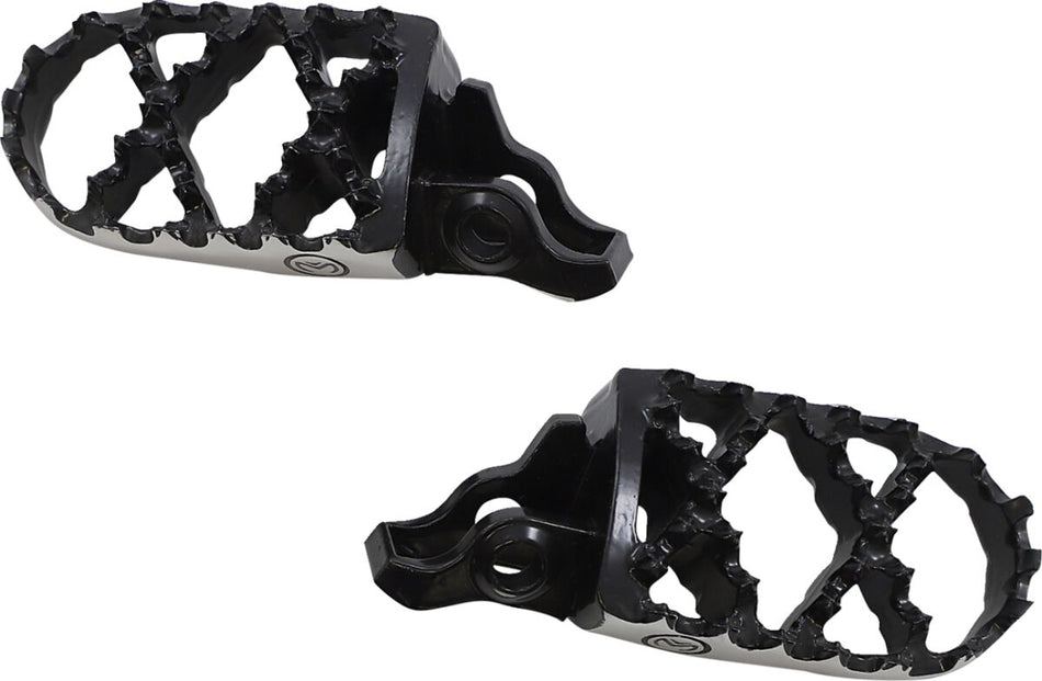MOOSE Racing Hybrid voetsteunen zwart - Honda (2002-2023) | Femon Parts