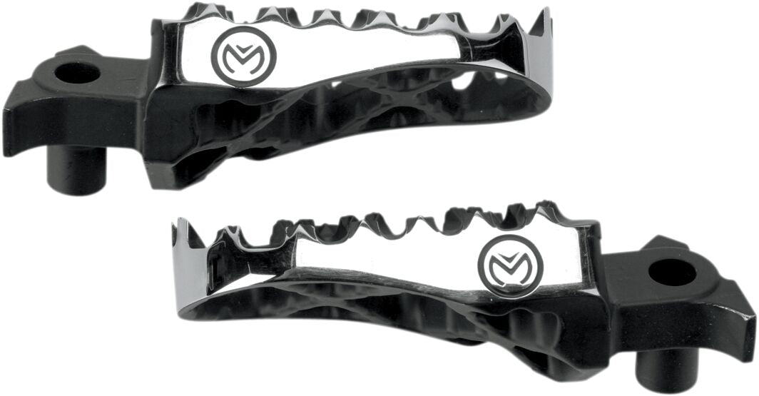 MOOSE Racing Hybrid voetsteunen zwart - Yamaha WR-250 F / WR-450 F e.a. (2000-2026) | Femon Parts