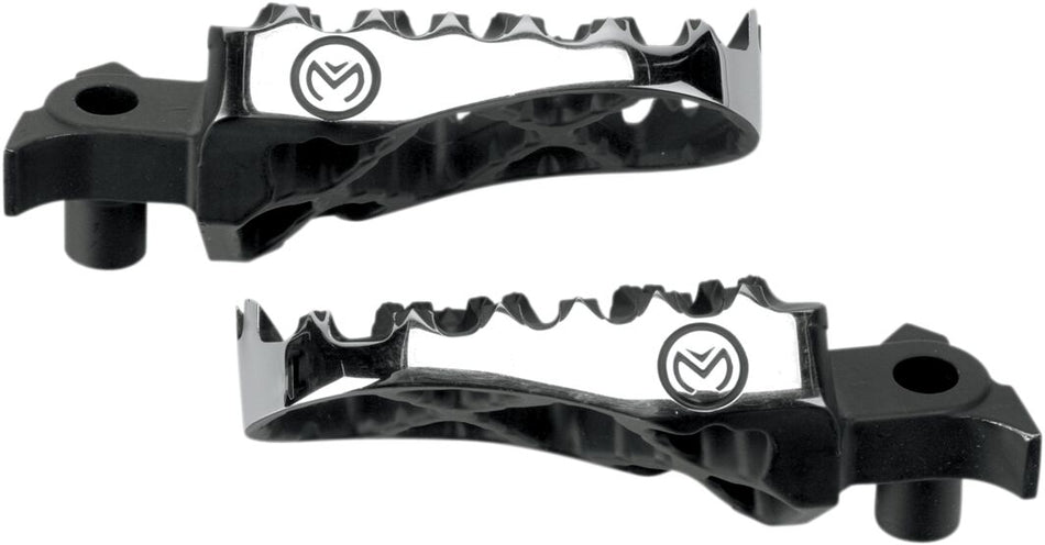 MOOSE Racing Hybrid voetsteunen zwart - Yamaha WR-250 F / WR-450 F e.a. (2000-2026) | Femon Parts