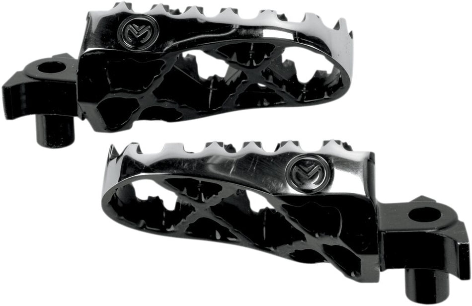 MOOSE Racing Hybrid voetsteunen zwart - Suzuki (2003-2008) | Femon Parts