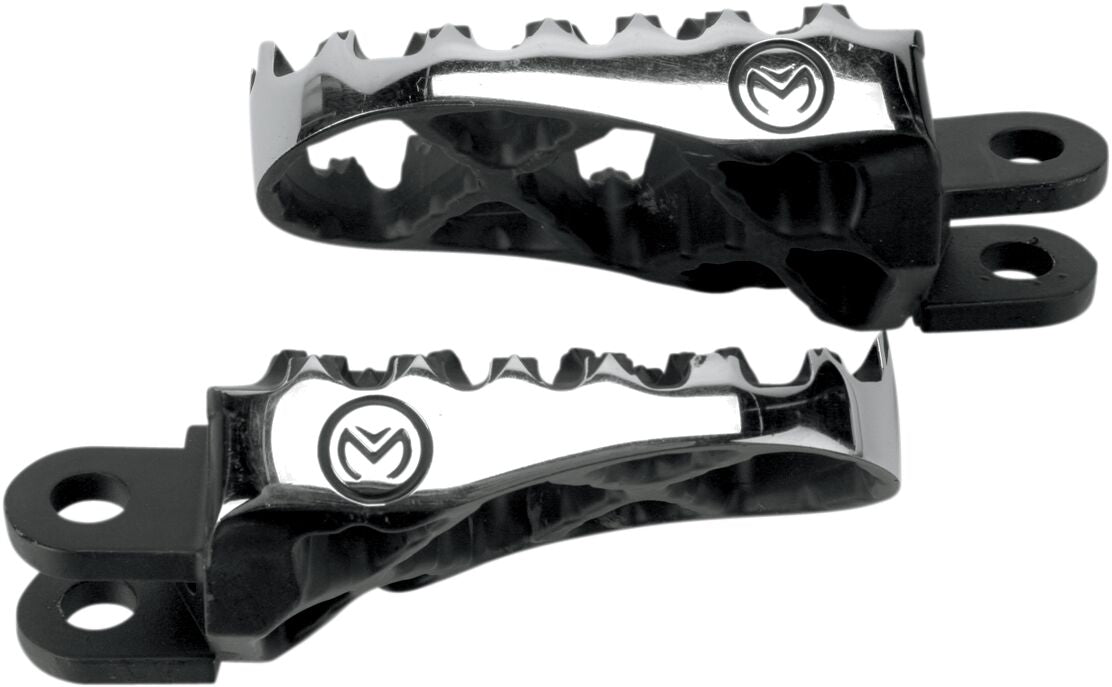 MOOSE Racing Hybrid voetsteunen zwart - Suzuki DR Z-400 / DR Z-400 SM (2000-2008) | Femon Parts