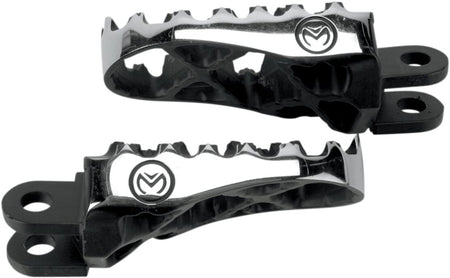 MOOSE Racing Hybrid voetsteunen zwart - Suzuki DR Z-400 / DR Z-400 SM (2000-2008) | Femon Parts