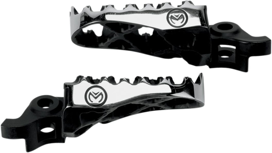 MOOSE Racing Hybrid voetsteunen zwart - Kawasaki (2005-2023) | Femon Parts