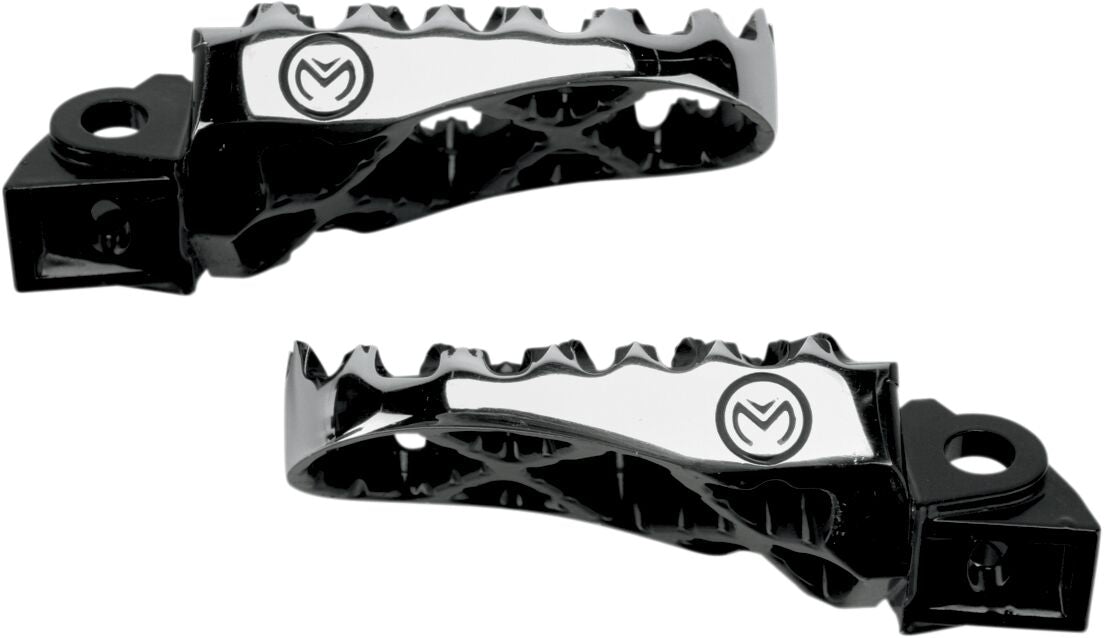 MOOSE Racing Hybrid voetsteunen zwart - Kawasaki (1998-2023) | Femon Parts