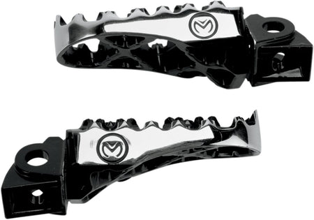 MOOSE Racing Hybrid voetsteunen zwart - Kawasaki (1998-2023) | Femon Parts