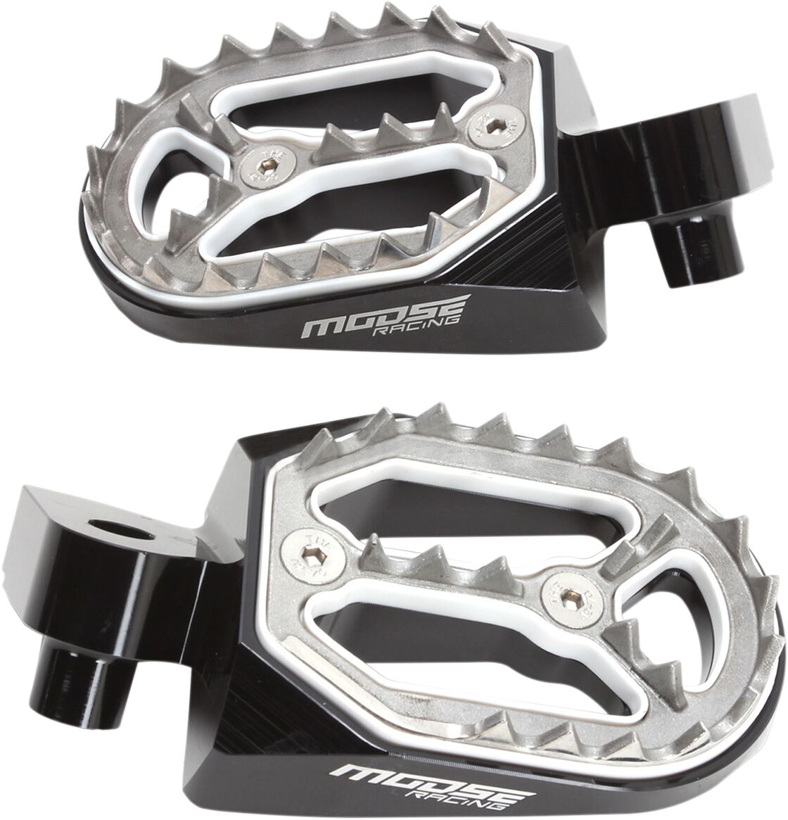 MOOSE Racing Qualifier voetsteunen zwart - Yamaha WR-250 F / WR-450 F e.a. (2000-2023) | Femon Parts