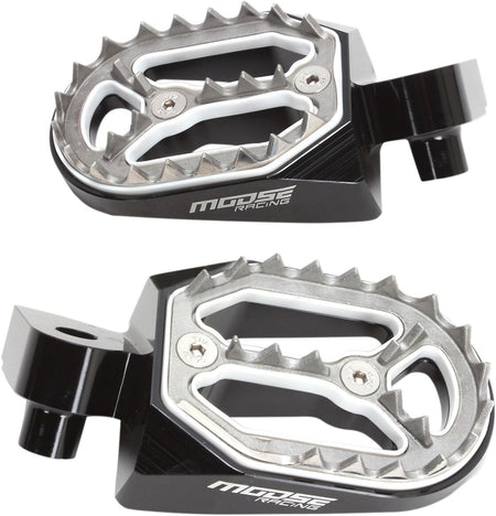 MOOSE Racing Qualifier voetsteunen zwart - Yamaha WR-250 F / WR-450 F e.a. (2000-2023) | Femon Parts
