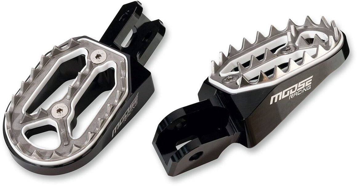 MOOSE Racing Qualifier voetsteunen zwart - Honda (2004-2019) | Femon Parts