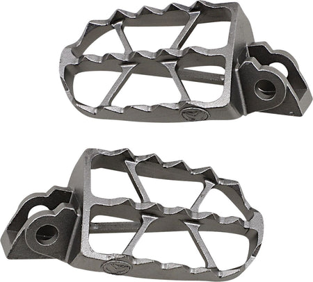 MOOSE Racing ND Series voetsteunen zilver - Kawasaki (1998-2023) | Femon Parts