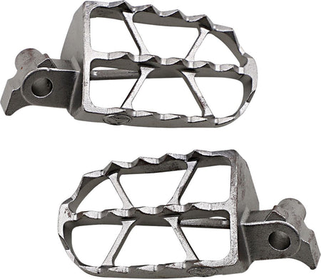 MOOSE Racing ND Series voetsteunen zilver - Yamaha WR-250 F / WR-450 F e.a. (2000-2026) | Femon Parts