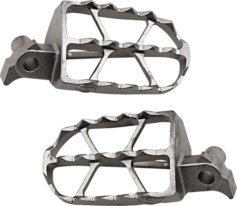MOOSE Racing ND Series voetsteunen zilver - Yamaha WR-250 F / WR-450 F e.a. (2000-2026) | Femon Parts