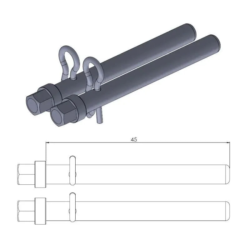Bremsbelagstift