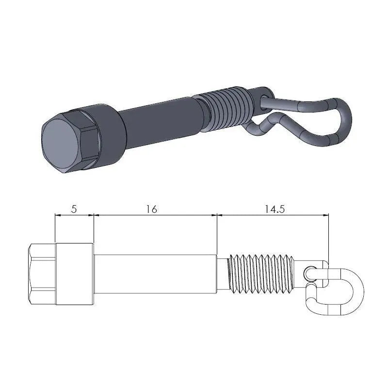 Bremsbelagstift
