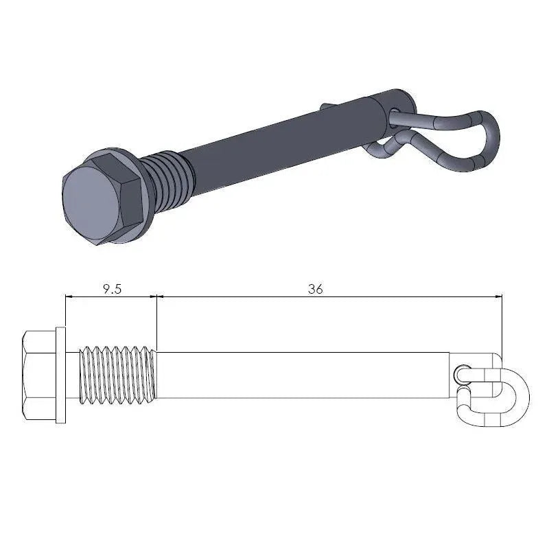 Bremsbelagstift