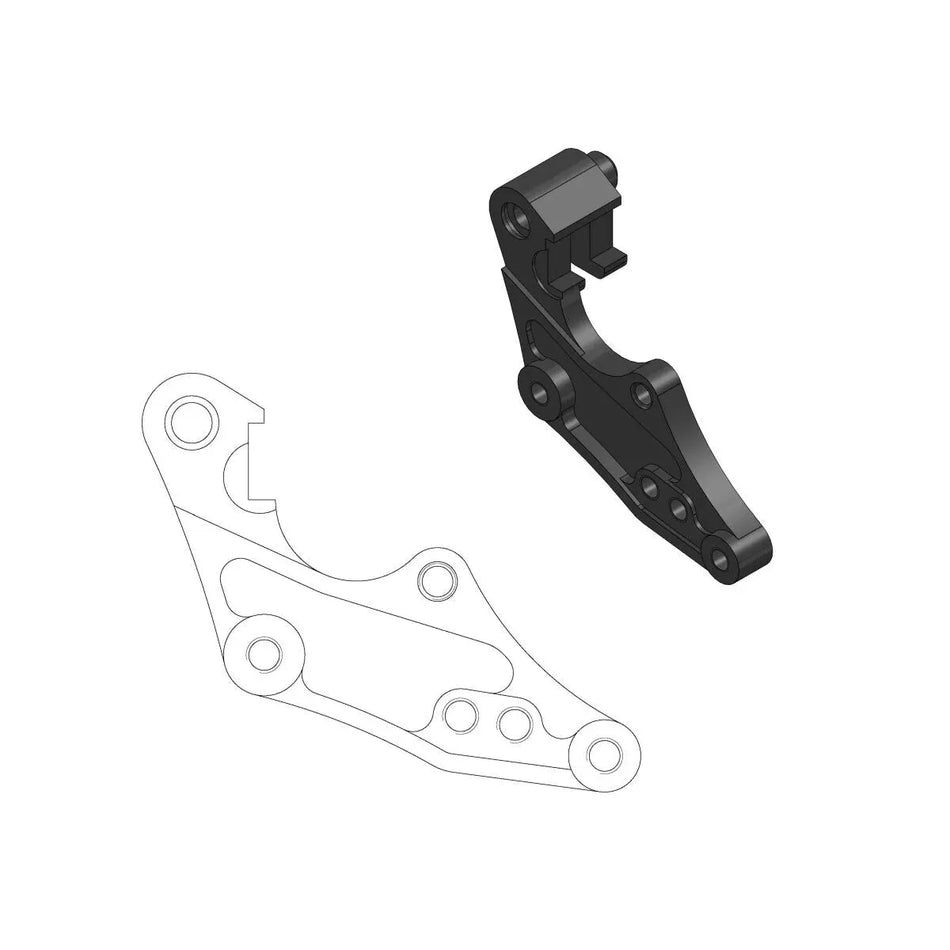 Moto-Master brake caliper adapter - Honda CRF-250 / CRF-450 (2004-2014)
