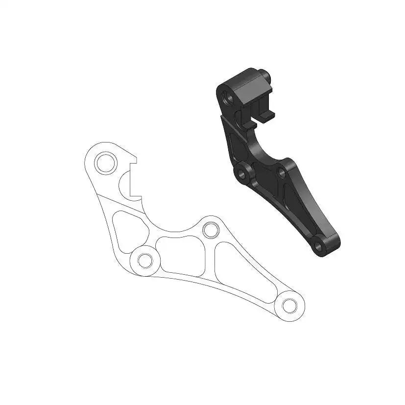 Moto-Master brake caliper set black - Honda CRF-250 / CRF-450 (2015-2017)