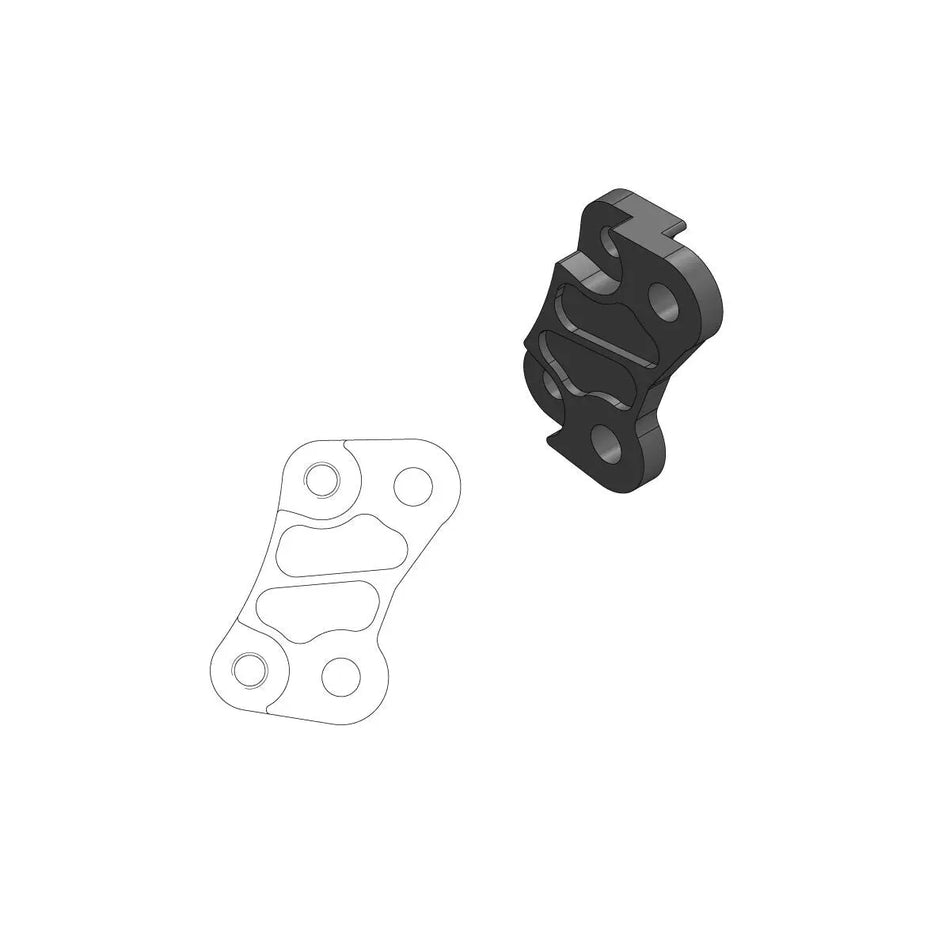 Moto-Master brake caliper adapter - Kawasaki (2001-2024)
