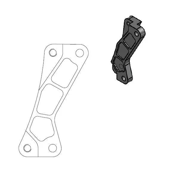 Moto-Master caliper set black - Yamaha WR-250 F / WR-450 F (2016-2019)