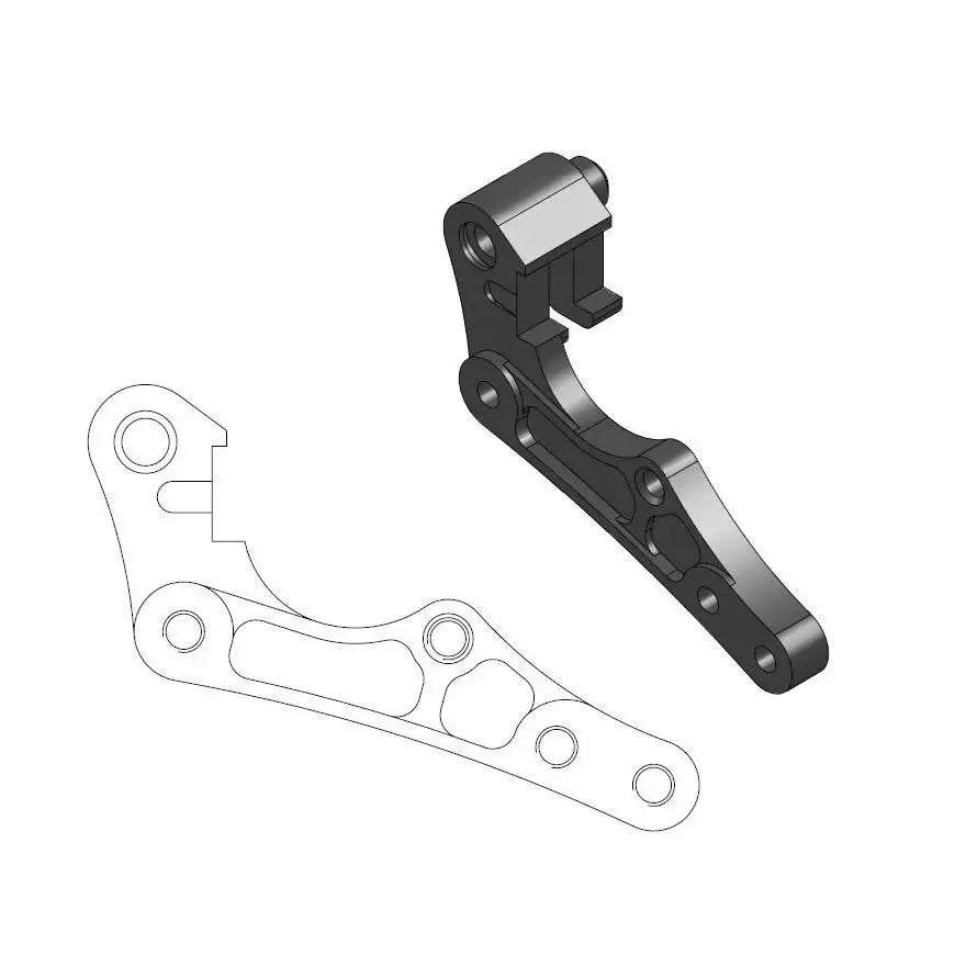 Moto-Master Brake Caliper Set Black - Sherco 125 SE-2T / 250 SE-2T etc. (2012-2024)