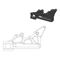 Bremssatteladapter