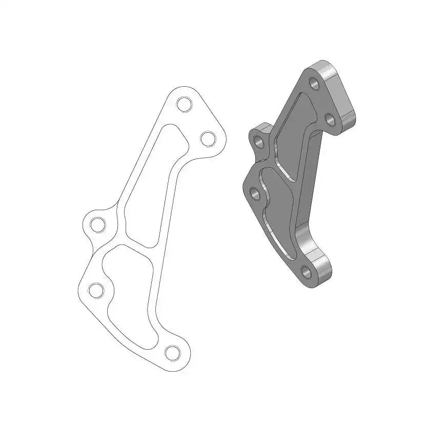 Moto-Master Brake Caliper Set - Beta RR-125 2T / RR-200 2T and others (2018-2025)