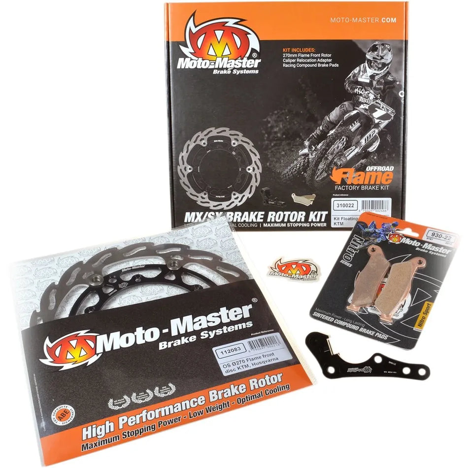 Moto-Master Brake Conversion Kit Black - Honda (2019-2026)