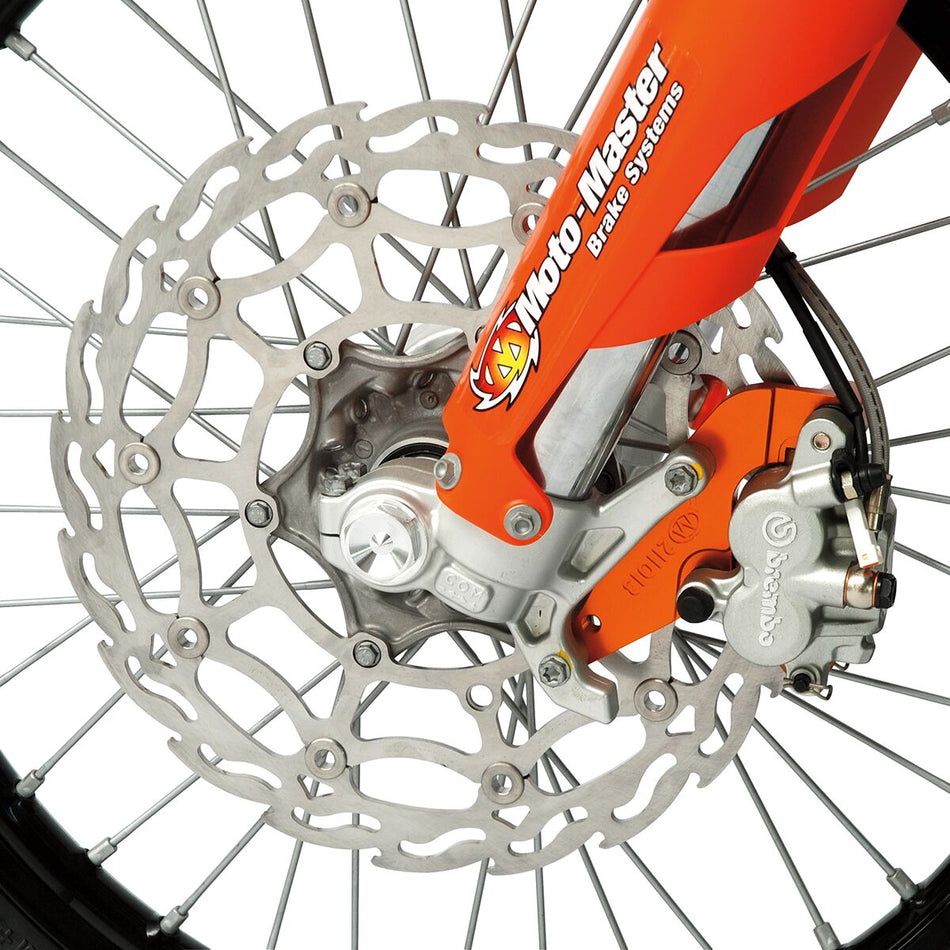 Moto-Master Flame Brake Disc Street Stainless Steel - Suzuki DR Z-400 / WR-250 F et al. (2000-2026)