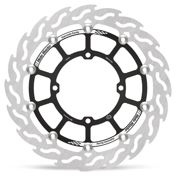 Moto-Master Flame Brake Rotor Street Black - Kawasaki KX-250 / KX-450 (2021-2024)