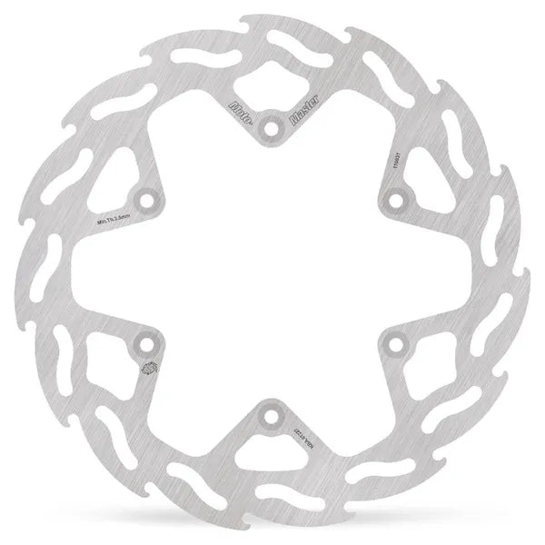 Moto-Master Flame remschijf offroad / ATV zilver - Yamaha YZ-125 / YZ-250 e.a. (2020-2026)