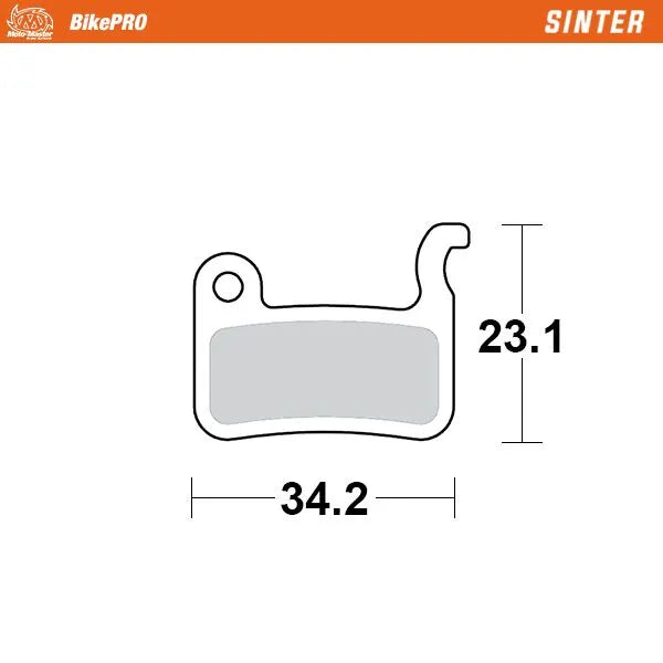 Moto-Master remblokken sintered metaal