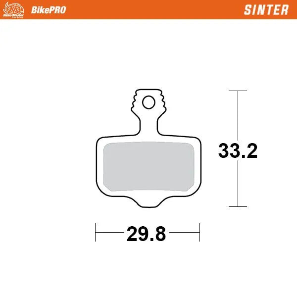 Moto-Master remblokken sintered metaal