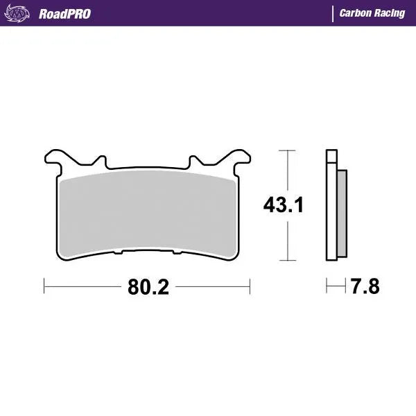 Moto-Master remblokken sintered metaal carbon