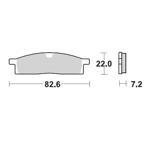 Moto-Master remblokken sintered metaal