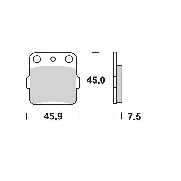 Moto-Master remblokken sintered metaal