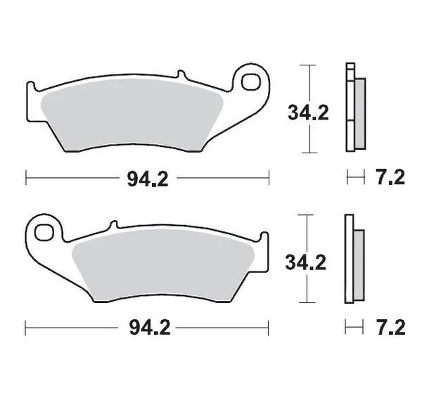 Moto-Master remblokken sintered metaal