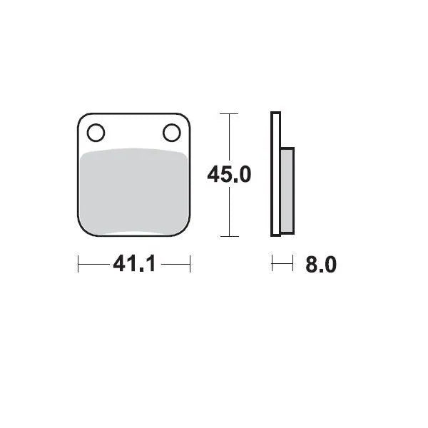 Moto-Master remblokken sintered metaal