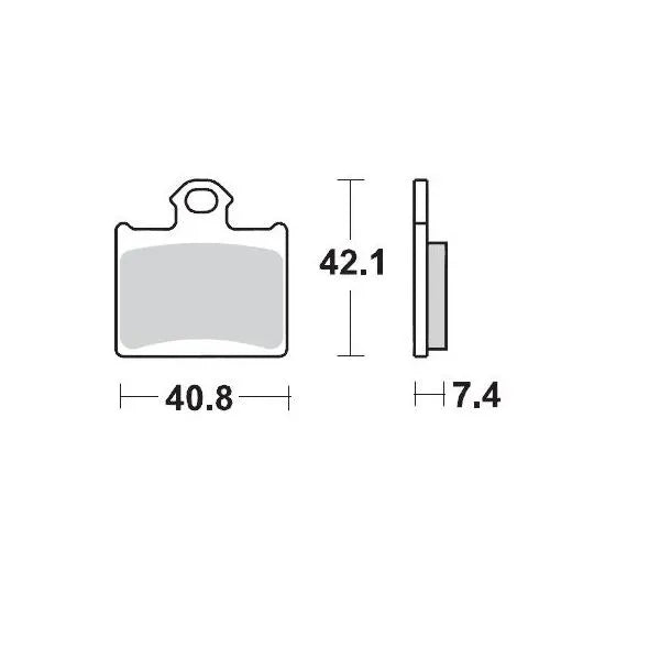 Moto-Master remblokken sintered metaal