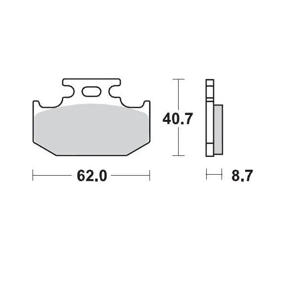 Moto-Master remblokken sintered metaal