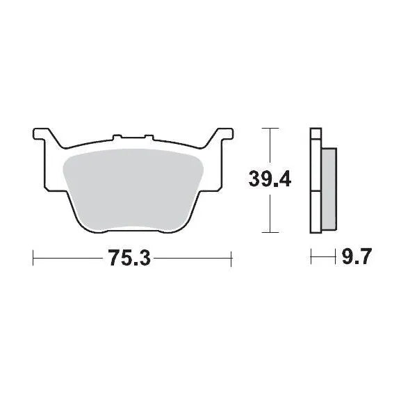 Moto-Master remblokken sintered metaal