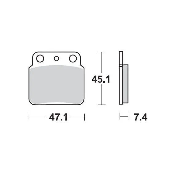 Moto-Master remblokken sintered metaal