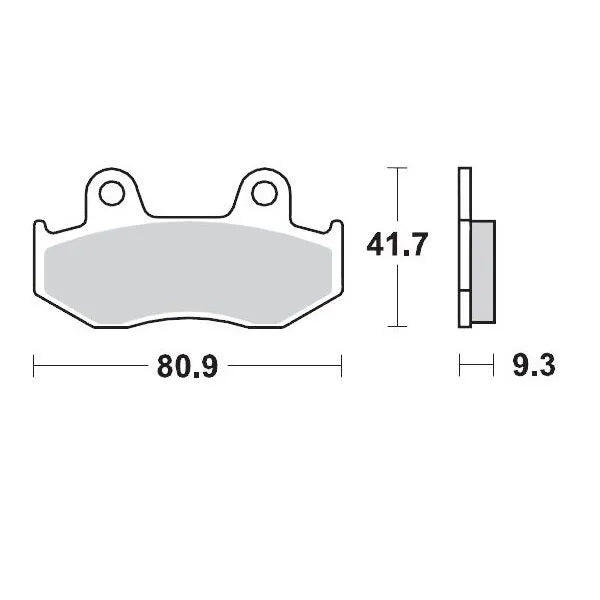 Moto-Master remblokken sintered metaal